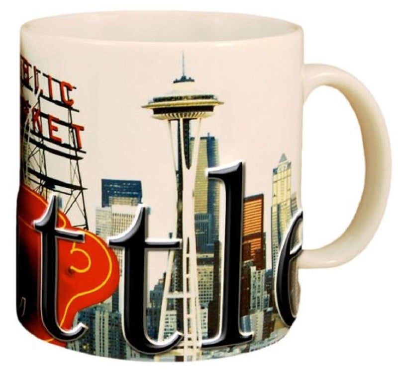 Americaware Seattle 18oz. Color Relief Coffee Mug - Image 2